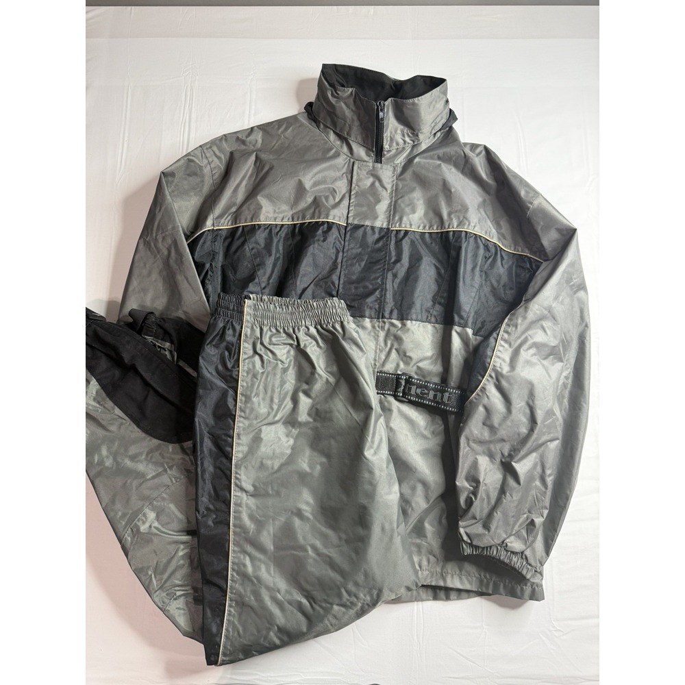 X Element Motorcycle Gear Black and Grey Jacket and Pants Set Size XL
